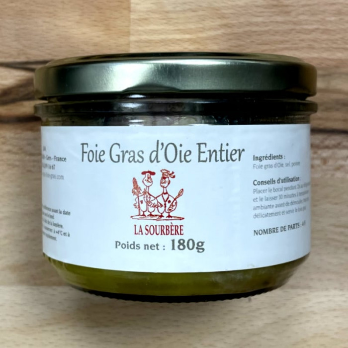 Foie gras d'oie entier - 180 g