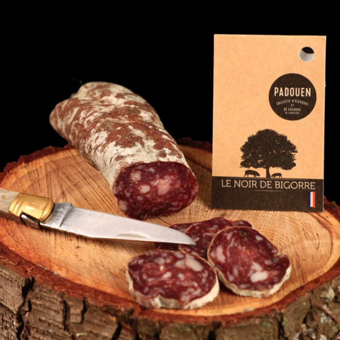 Saucisson de PORC NOIR de Bigorre PADOUEN