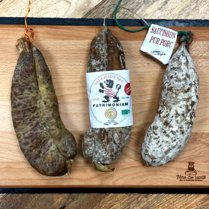 Assortiment 3 saucissons sans nitrites