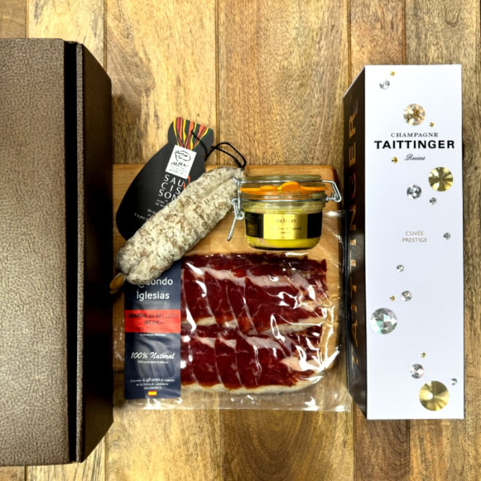 coffret prestige, Champagne & Charcuterie