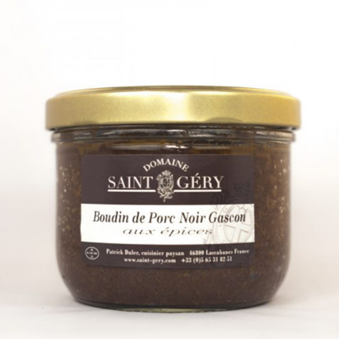 BOUDIN DE PORC GASCON AUX EPICES BIO 180G - DOMAINE SAINT GERY